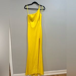 La Femme One Shoulder Gown